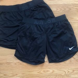 2 Pairs of Nike Dri-Fit Mesh Shorts